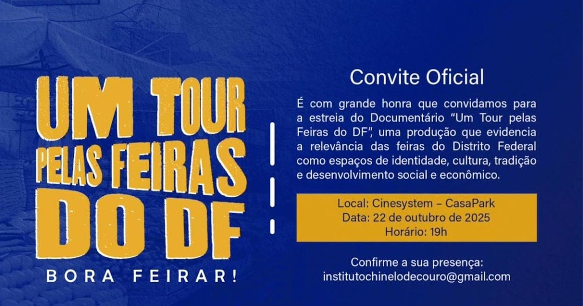 Documentário “Um Tour pelas Feiras do DF” celebra cultura feirante da capital